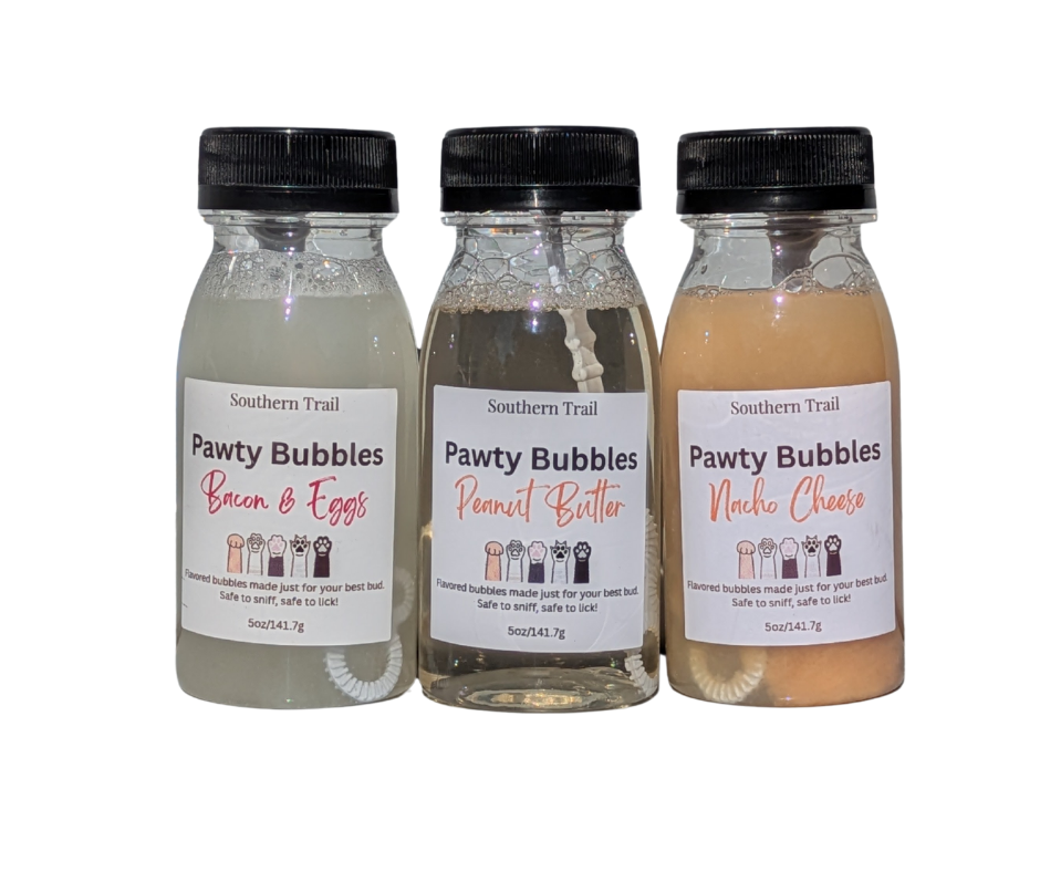 Flavored Bubbles for Dogs