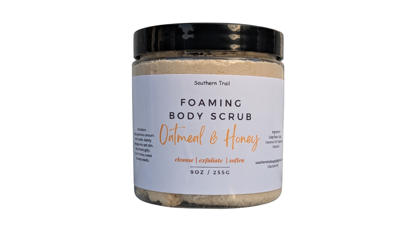 Oatmeal & Honey Foaming Body Scrub