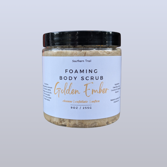 Golden Embers Foaming Body Scrub