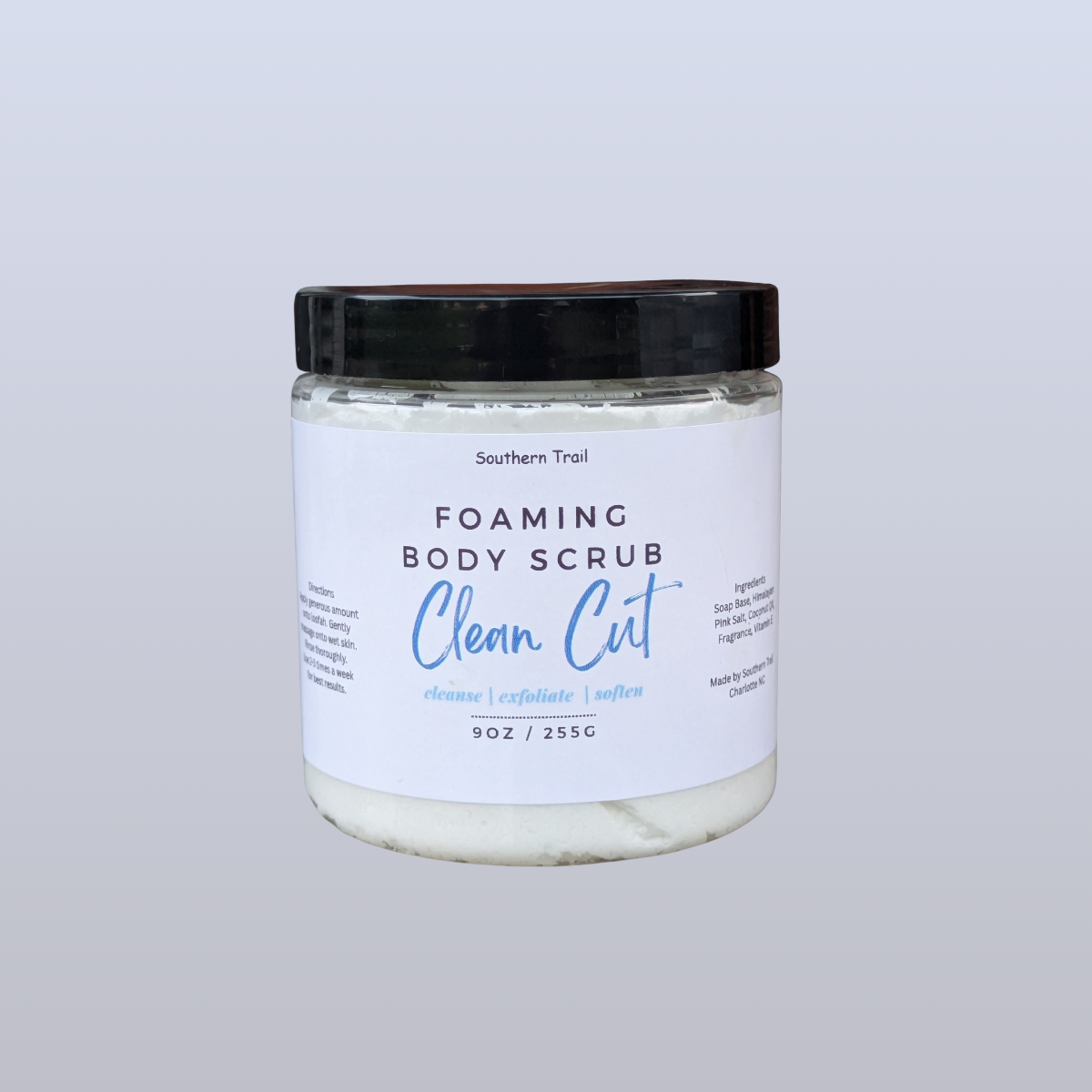 Clean Cut Foaming Body Scrub – Southern Trail